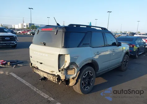 2022 Ford Bronco Sport Outer Banks z USA, uszkodzony, nr VIN 3FMCR9C64NRE14585